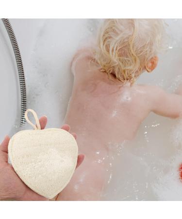 Loofah Bath Ball for Toddlers - Soft Cotton Dish Shape 1 Count | Great for Gentle Cleaning & Bath Time - Buy Online on GoSupps.com