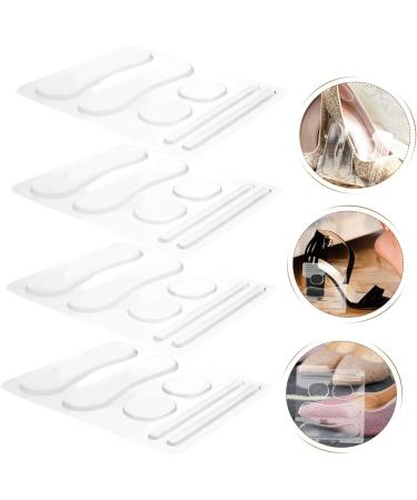 MAGICLULU Clear Heel Protector Inserts - Non-Slip Silicone Pad for Women | Invisible Comfort & Protection - 4 Sheets - Buy Online on GoSupps.com