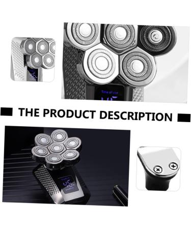 Buy Ipetboom 7 Head Electric Shaver for Men - Wet & Dry Razor | Efficient & Convenient Stainless Steel Male Grooming - Buy Online on GoSupps.com