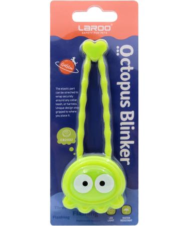 Buy Laroo Safety LED Lights for Dogs & Cats - Green Octopus | 3 Flashing Fashionable Safety Lights for Outdoor Walks & Sports - Buy Online on GoSupps.com