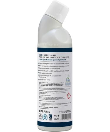 Delphis Eco Toilet & Limescale Cleaner 750ml | Eco Friendly | Toilet Cleaner Limescale Remover | Safe for Septic Tanks - Buy Online on GoSupps.com
