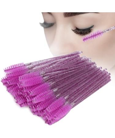 Disposable Eyelash Brush Mascara Eyelash Brush Disposable Makeup Brush Nylon Head Solid Portable Eyelash Curler Makeup Brush Convenient To Use (Purple) - Buy Online on GoSupps.com