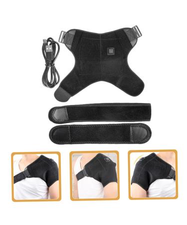 FRCOLOR Heated Shoulder Brace - USB Shoulder Support & Stabilizer | Elastic Protector for Men & Women | Warm Winter Relief - Buy Online on GoSupps.com