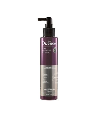 Dr. Groot Scalp Relief Tonic Korean Hair Care with Chamomile Niacinamide Menthol Rosemary Oil Moisturizing Biotin Spray Antioxidant Formula for Dry Scalp Kbeauty Scalp Revitalizing Solution