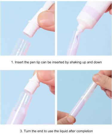 3PCS Reusable Cuticle Oil Pens - 2.5ml Transparent Twist Refillable Nail Polish Bottles with Brush Tip for Eyelash Growth - Cosmetic Containers - Buy Online on GoSupps.com