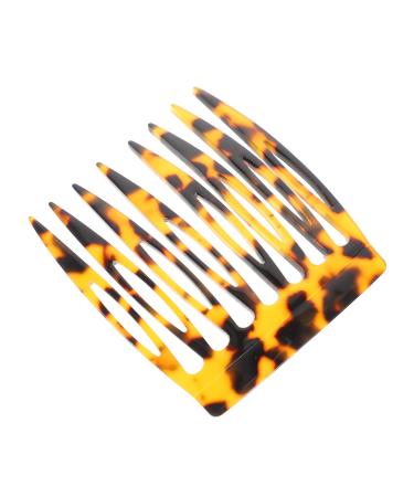 FRCOLOR Hair Comb French Side Comb Hair Side Combs Side Combs for Women Fine Thin Hair Side Comb Hair Accessories Hair Side Comb Clips for Women Simple Bride Acetate Sheet Hair Piece