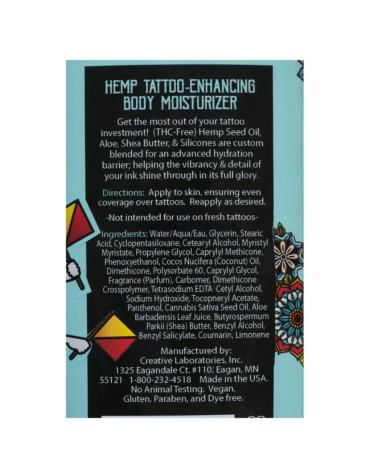 MalibuHemp Tan Body Moisturizing Lotion for Tattoo Enhancement 18 Fluid Ounces 2 Pack - Buy Online on GoSupps.com
