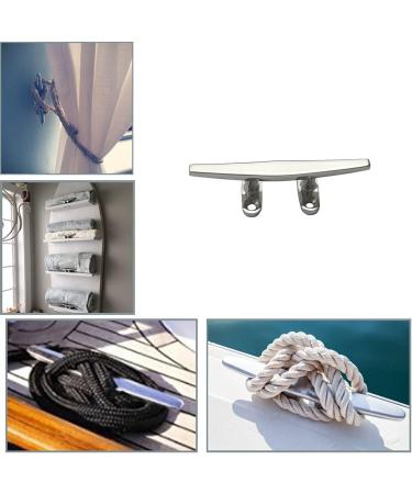Ayunwei 5 inch Stainless Steel Boat Cleat Pack of 2 - Yacht Kayak Mooring Accessories - Buy Online on GoSupps.com