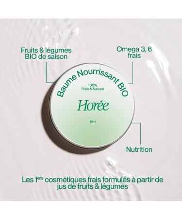 HOR E - Organic Nourishing Balm - Body Care - Hydrates & Nourishes - 100% Fresh Natural & Vegan - Normal to Dry Skin - 15 ml - Buy Online on GoSupps.com