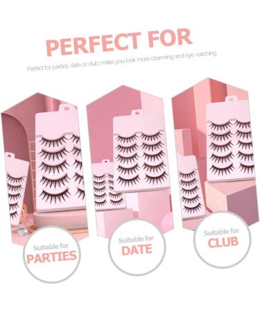 15 Pairs Fake Eyelashes Lash Extensions Makeup Extensions Lashes False Eyelash Reusable Natural Makeup Eyelash False Eyelashes Women Fake Lash Fluffy Extend Miss Fiber - Buy Online on GoSupps.com