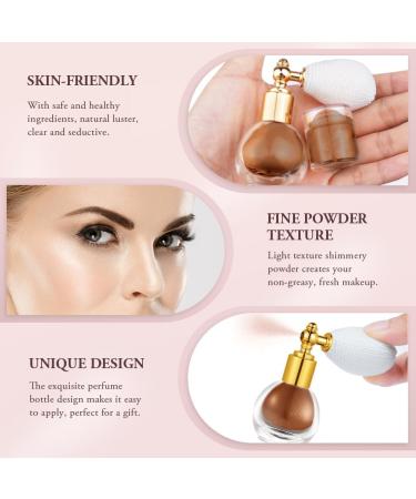 AOOWU Shimmering Glitter Powder Spray - Sparkling Body & Hair Highlighter Loose Powder for Women - Brown - Buy Online on GoSupps.com