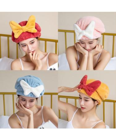 Super Absorbent Pink Microfiber Hair Towel Wrap - Quick Drying for Wet Hair | International Shipping Available - Buy Online on GoSupps.com