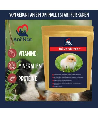 Aninat Chick Food - Premium Starter Feed with Vitamins Proteins & Minerals | Antibiotic-Free & Non-GMO (1.8 kg) - Buy Online on GoSupps.com