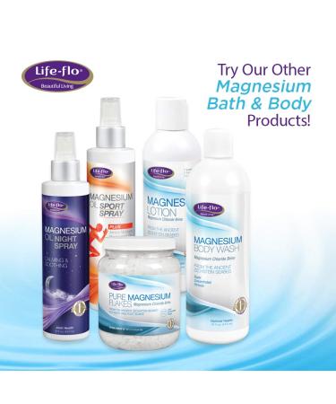 Life-flo Magnesium Soap Bar - Super Concentrated Magnesium Chloride 4.3 oz for Relaxation & Skin Health - Buy Online on GoSupps.com