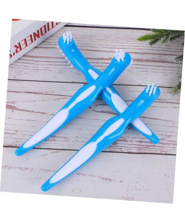 Gatuida 6-Piece Portable Toothbrush Set for Artificial Teeth Care | Prosthesis Brush & Denture Care Tools - Buy Online on GoSupps.com