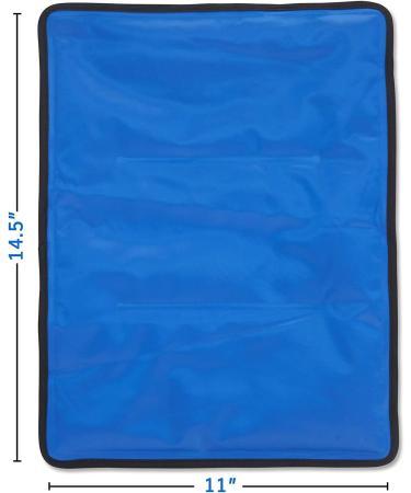 2 Pack XXL Reusable Hot and Cold Gel Ice Packs for Injuries | 11x14.5 in - Buy Online on GoSupps.com