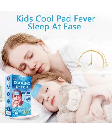 EasYeah Kid Fever Patches - 20 Sheets | Pain & Fever Relief for Kids | Cooling & Soothing Formula | Headache Relief | Fever Reducer - Buy Online on GoSupps.com