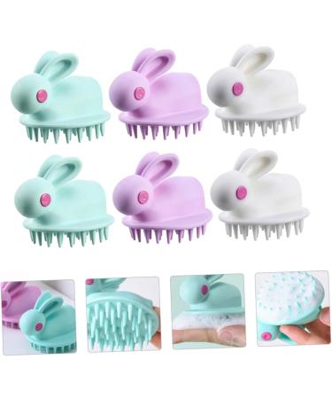 Buy Beavorty 6-St Shampoo Brush for Curly Hair - Scalp Massage & Cleaning Device for Kids & Adults - TPE Hair Wash International Shipping Available - Buy Online on GoSupps.com