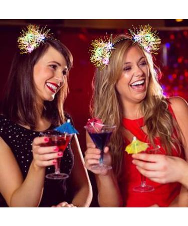 BARTOSI Light Up Cat Ears Headband | LED Rave Accessories for Party | Color Change LED Lights | Halloween Hair Accessory for Women - Buy Online on GoSupps.com