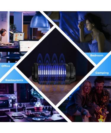 Solar Bug Zapper for Outdoor Indoor 4200V UV Mosquito Killer Lamp Waterproof Electronic Mosquito Zapper Fly Catcher Traps Fly Zapper Insect Killer Mosquito Trap for Kitchen Balcony Patio Camping - Buy Online on GoSupps.com