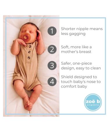 Natural Rubber Pacifier Sampler Pack for Small Newborn - Orthodontic and Rounded Nipple - BPA-Free - Handcrafted in Italy (Pack of 1) - Buy Online on GoSupps.com