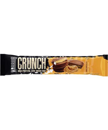 Warrior CRUNCH High Protein Bars - 20g Protein Each - Dark Chocolate Peanut Butter - Pack of 12 x 64g & Crunch Bars Milk Chocolate Coconut 12X64G Dark Chocolate Peanut Butter & Milk Chocolate Coconut + Milk Chocolate Coconut CRUNCH 12 Bars - Buy Online on GoSupps.com