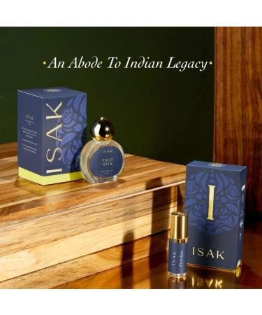 ISAK Premium Attar First Rain 12 ML Roll On Attar Unisex Perfume Oil 100% Natural Petichor Long Lasting Fragrances Attar Perfume for Valentines Day Gift - 0.4 Fl Oz Frist Rain 12 ML - Buy Online on GoSupps.com