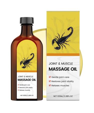 Huile Musculaire | 100ml pour Soulager l'Inconfort et Soin des Os Huile Musculaire Hydratante pour Corps Nuque Genoux Pieds Taille Coudes Cuisses Mollets paules