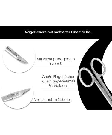 Extra Sharp Stainless Steel Nail & Skin Scissors - Manicure & Pedicure Tools for Men & Women | Rust-Free Long Nail Shavers - Buy Online on GoSupps.com