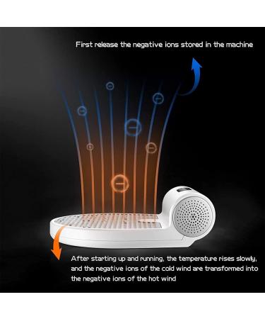 Bathroom Full Body Dryer Negative Ion Body Dryer with Heating and Cooling 2 Gears Adjustment Intelligent Gravity Sensor Ideal for People with Mobility Problems Suitable for Hotel Household - Buy Online on GoSupps.com
