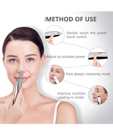 TOUCHBeauty Rechargeable Facial Scrubber Spatula & Blackheads Remover - Red Dot Winner 2021 - Buy Online on GoSupps.com