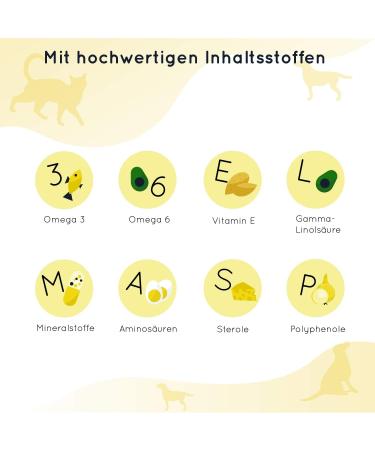 Organic Coconut Oil for Dogs & Cats - 100ml Cold-Pressed 100% Organic Rich in Omega 3 & 6 Barf Oil from Germany - DE- KO-060 - Buy Online on GoSupps.com