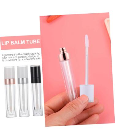  WEKADRIN 9 Pieces Transparent Small Refillable Bottles for DIY Lip Gloss Lip Balm Compact Lightweight Leakproof Reusable for Outdoor Activities Random - Buy Online on GoSupps.com
