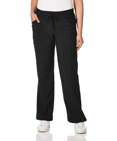 Cherokee Infinity Women Scrubs Pant Low Rise Straight Leg Drawstring 1123A X-Large Black