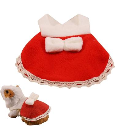 Stylish Winter Dog Coat for Chihuahua - Princess Dress with Strawberry & Pineapple Design | XS Size Red #1 - Buy Online on GoSupps.com