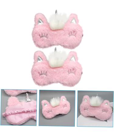 Mobestech 8 Pcs Plush Eye Masks for Kids & Adults | Furry Sleep Masks & Eye Patches | Ideal for Sleep & Relaxation - Buy Online on GoSupps.com