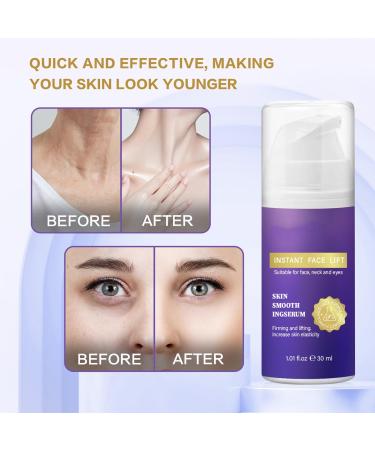 Zgxhga Instant Face Lift Cream Under Eye Bags and Wrinkles Temporary Skin-Tightening Formula | Visibly Firms & Lifts Sagging Skin Smooths Wrinkles & Fine Lines for Face & Neck | 2.1 fl oz / 60 ml - Buy Online on GoSupps.com
