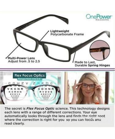 Dial Vision Reading Glasses - Adjustable & Flexible for Clear Focus | Auto Adjust for Perfect Vision - Buy Online on GoSupps.com