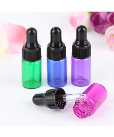 BPZXL 20-Pack 3ml Blue Glass Pipette Bottles - Ideal for Essential Oils & Aromatherapy - International Shipping - Buy Online on GoSupps.com