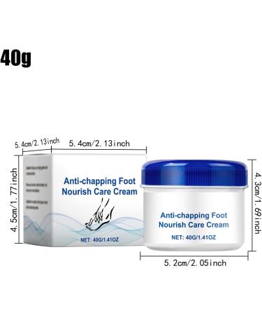  Generisch Foot Cream 40g of heel cream for cracked skin | Natural care lotion for the whole family to nourish after showering - Buy Online on GoSupps.com