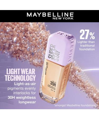 M-aybelline New York Super Stay Lumi Matte Liquid Foundation 30 HR Long Lasting yet Lightweight 125 35ml - Buy Online on GoSupps.com