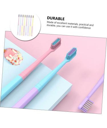 Minkissy 8-Pack Extra Soft Macaron Toothbrushes - Ergonomic Travel & Home Oral Care - Buy Online on GoSupps.com