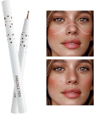 Face Dot Pencil Waterproof Smudge Resistant Sweat Resistant Long Lasting Realistic Face Dot Makeup Pen Face Makeup Natural Like Pen for Women Lady Mother Woman Wife Girlfriend - Buy Online on GoSupps.com