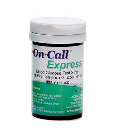 On Call Express Blood Glucose Test Strips (50 Count)