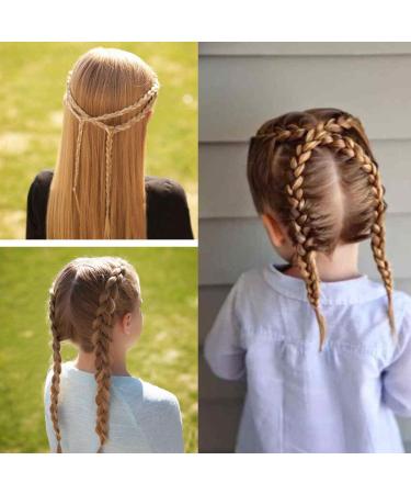 Clear Hair Elastic Mini Rubber Bands for Girls Kids Women | Ouchless Ponytail Holder with Ponytail Maker - Small Plastic Hair Ties - Buy Online on GoSupps.com