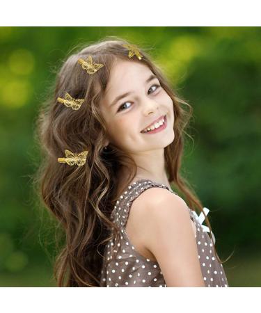Buy Cute Butterfly Hair Clips Set - 10PCS Alloy Hairpin Claws for Ladies | International Shipping - Buy Online on GoSupps.com