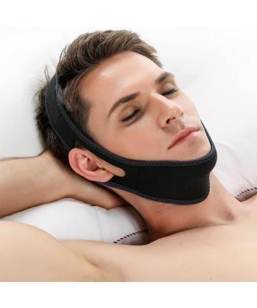 Effective Anti-Snoring Chin Straps | Snoring Solution & Relief 2023 | Reduce Snoring | Black - Buy Online on GoSupps.com