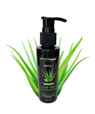 Aloe Vera Gel Cleanser For Dry & Oily Skin. Treat & Prevent Acne Dark Spots & Eczema. Face Wash for Men and Women.