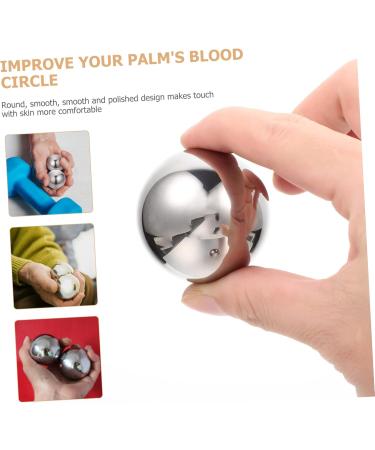 Beavorty Stainless Steel Massage Balls - 2in1 Exercise & Relaxation for Optimal Health - Buy Online on GoSupps.com