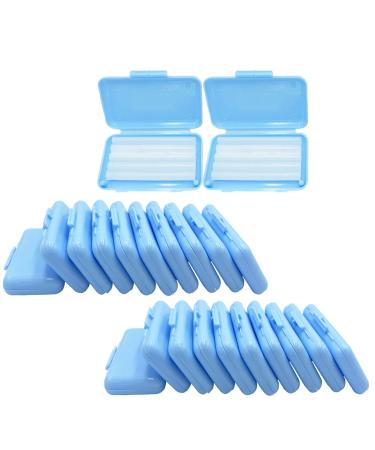 Orthodontic wax for braces dental wax braces wax to relieve irritation and pain 20 pieces blue blue/20